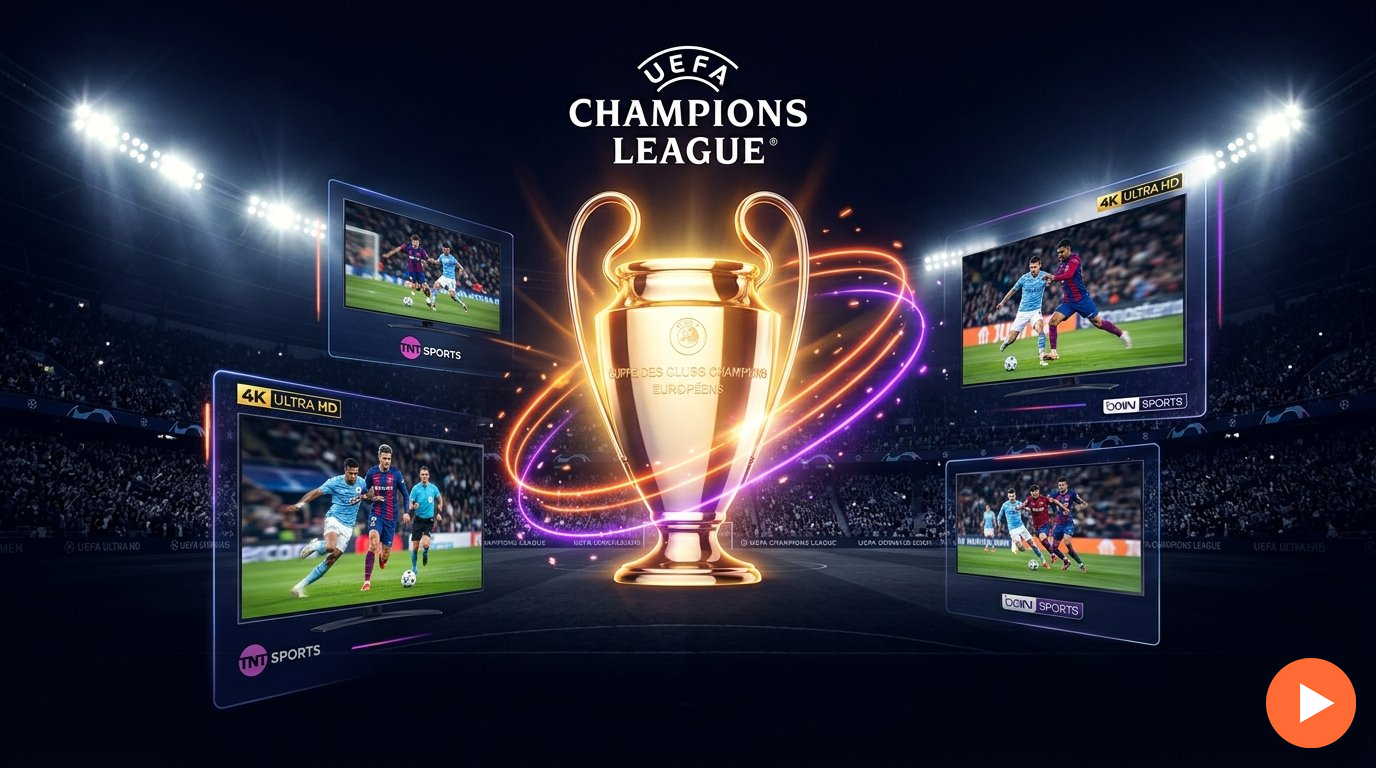 best iptv for champions league 2026 — IPTVZebraline UCL streaming with TNT Sports CBS beIN in true 4K