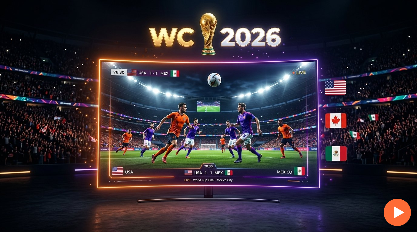 Watch World Cup 2026 live in 4K — IPTVZebraline streaming guide for FIFA broadcasters